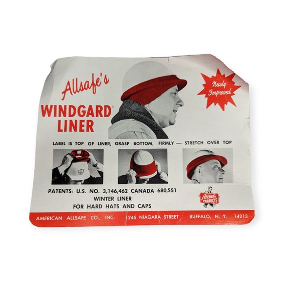 Vintage NWT Red Allsafe Windgard Liner - Picture 1 of 3